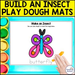 Insect Play Dough Mats | Bugs and Insects Theme Activities