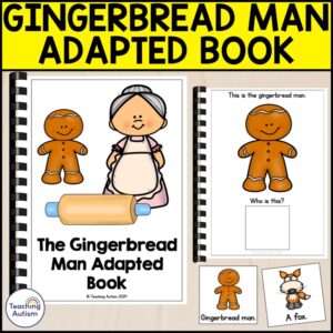 The Gingerbread Man Adapted Book | Adapted Books for Special Education