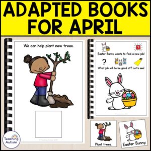 April Adapted Books Bundle | Special Education | Earth Day & Easter Activities