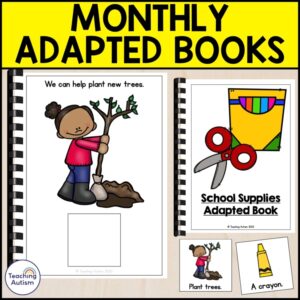 Adapted Books for the Year | Monthly Adapted Books Bundle for Special Education