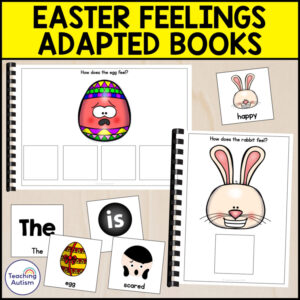 Easter Feelings Adapted Books for Special Education Bundle