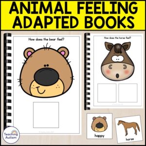 Animal Feelings Adapted Books for Special Education Bundle