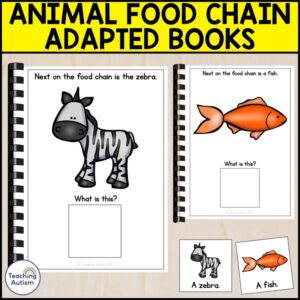 Animal Food Chains Adapted Books Bundle | Science Adapted Books