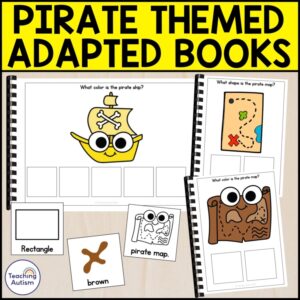 Pirate Adapted Books for Special Education Bundle | Pirate Activities