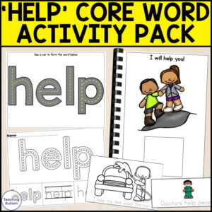 Core Vocabulary Activities | Core Word Help