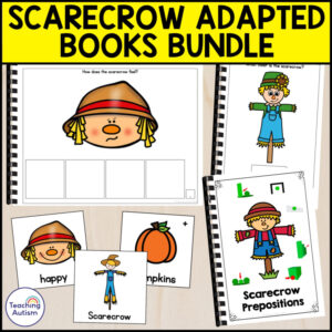 Scarecrow Adapted Books for Special Education Bundle | Fall Activities