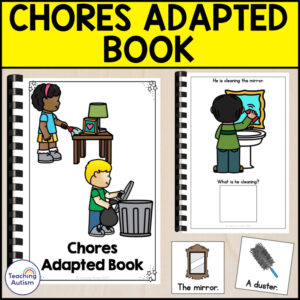 Chores Adapted Book for Special Education | Life Skills Adapted Book