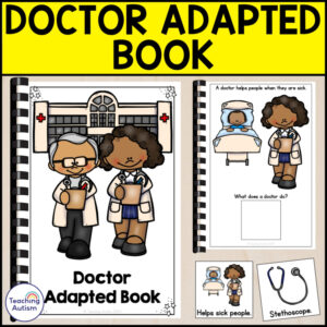 Doctor Adapted Book for Special Education | Community Helper Activities