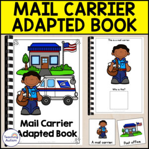 Mail Carrier Adapted Book for Special Education | Community Helper Activities