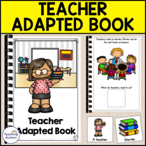 Teacher Adapted Book for Special Education | Community Helper Activities