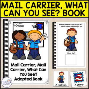 Mail Carrier, Mail Carrier What Do You See? Adapted Book
