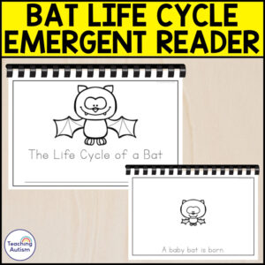 The Life Cycle of a Bat Emergent Reader | Life Cycle Activities