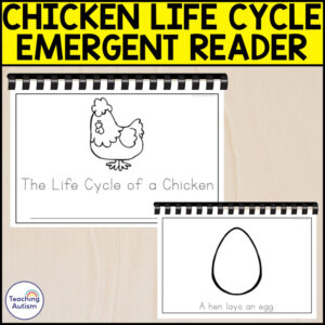 The Life Cycle of a Chicken Emergent Reader | Life Cycle Activities