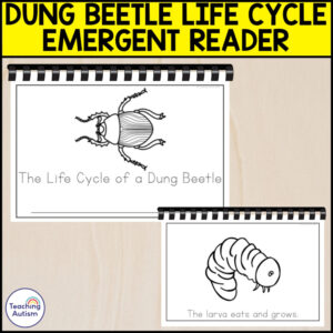 The Life Cycle of a Dung Beetle Emergent Reader | Life Cycle Activities