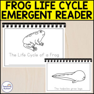 The Life Cycle of a Frog Emergent Reader | Life Cycle Activities
