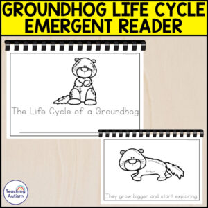 The Life Cycle of a Groundhog Emergent Reader | Life Cycle Activities