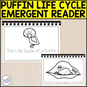 The Life Cycle of a Puffin Emergent Reader | Life Cycle Activities