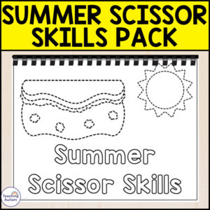 Summer Cutting Skills Activity Pack | Scissor Cutting Practice