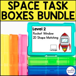 Space Task Boxes for Special Education | Growing Bundle of Task Boxes