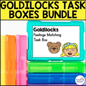 Goldilocks Task Boxes for Special Education | Growing Bundle of Task Boxes