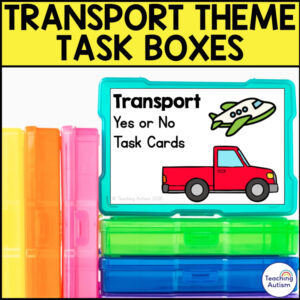 Transport Task Boxes for Special Education | Bundle of Task Boxes