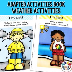 Weather Activities | Adapted Book for Special Education