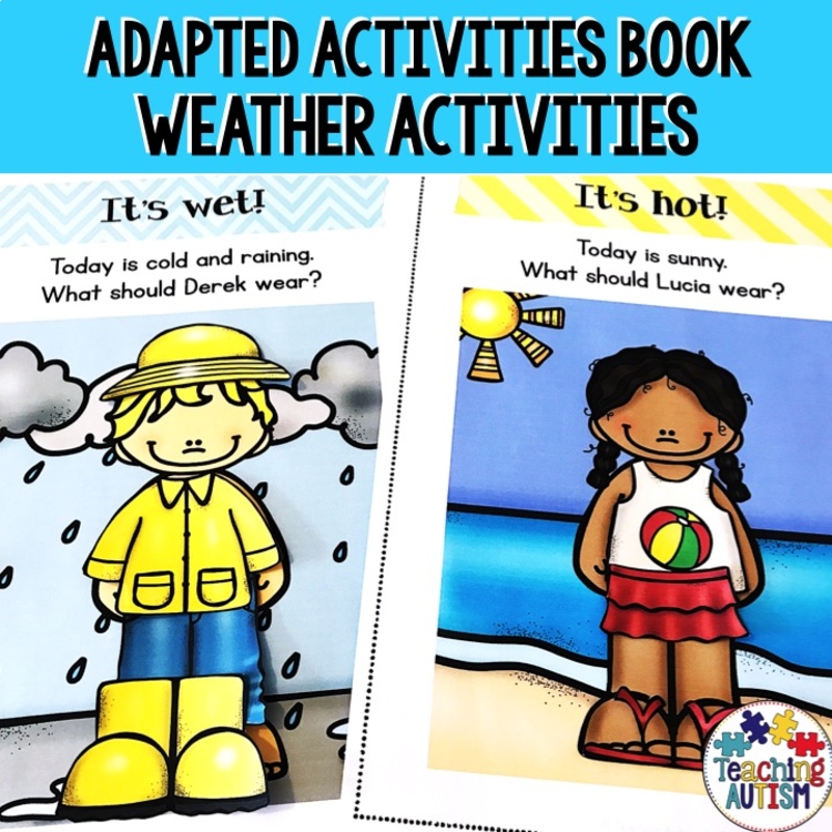 Weather Activities | Adapted Book for Special Education