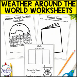 Weather Around the World Worksheets Weather Activities, Geography & Life Skills