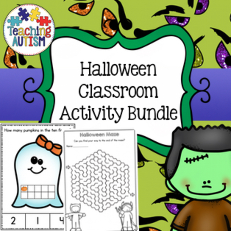 Halloween Activities Mega Pack | Literacy, Math, Fine Motor, Puzzles & Centers