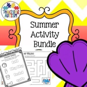 Summer Activities Bundle for Special Education ESY, End of Year, No Prep