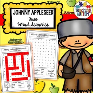Free Johnny Appleseed Activities Word Search