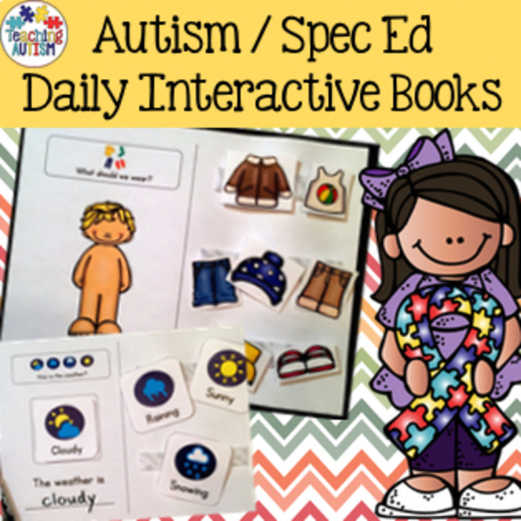 Autism Resources: Daily Greeting Work Books