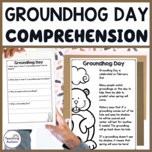 Free Groundhog Day Reading Comprehension Passages and Questions