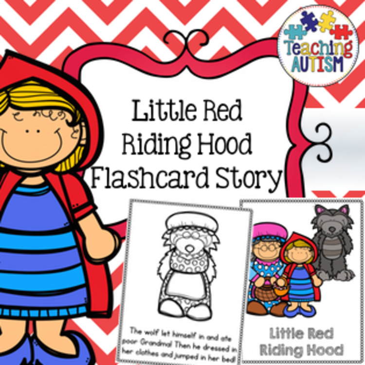 Little Red Riding Hood Flashcard Story