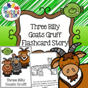 Three Billy Goats Gruff Flashcard Story