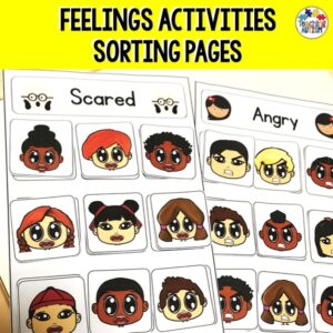 Feelings and Emotions Activities Sorting