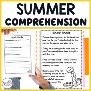 Summer Reading Comprehension Passages and Questions