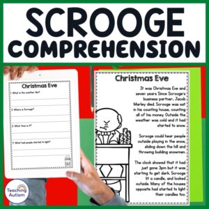 Christmas Carol Scrooge | Reading Comprehension Passages