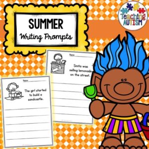 Summer Writing Prompt Worksheets