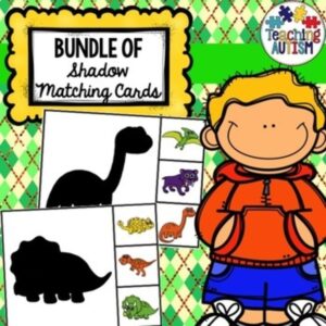 Shadow Matching Task Cards Bundle | Visual Discrimination Activities Special Ed