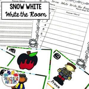 Snow White Activities | Write the Room