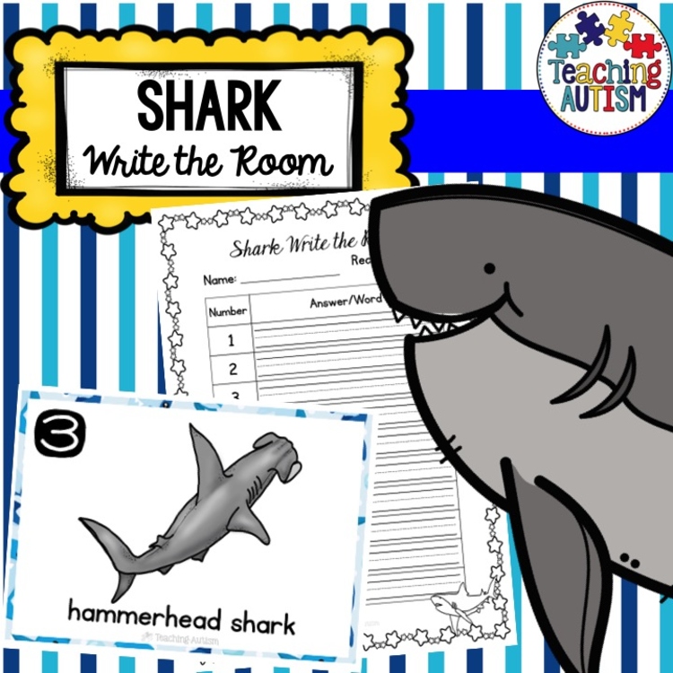 Shark Write the Room Shark Week
