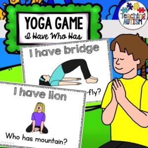 Yoga I Have, Who Has? Game