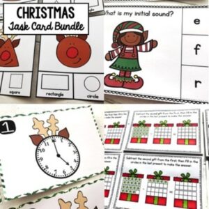 Christmas Task Cards for Special Education