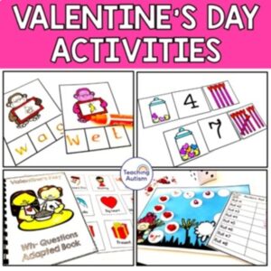 Valentine’s Day Activities Bundle for Special Education | Autism, Speech Therapy