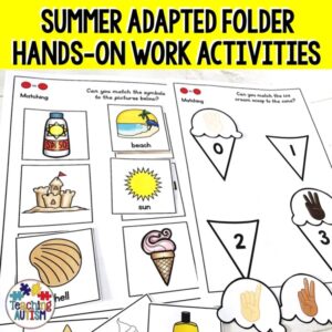 Summer Adapted Binder | Autism & Special Education Independent Work