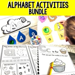 Alphabet Activities Bundle | Letter Recognition & Phonics Centers for Special Ed