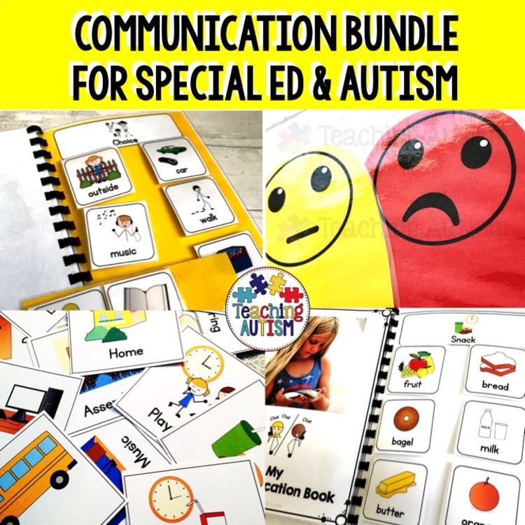 Communication Skills Bundle for Special Education | Autism Visual Supports