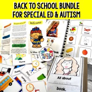 Back to School Special Education Bundle | Autism Classroom Setup