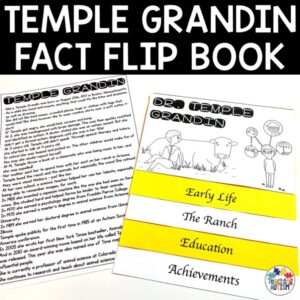 Temple Grandin Activities | Facts About Temple Grandin Flip Book